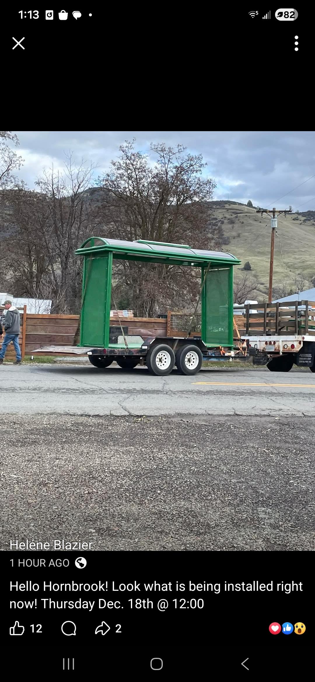 Hornbrook Bus Shelter